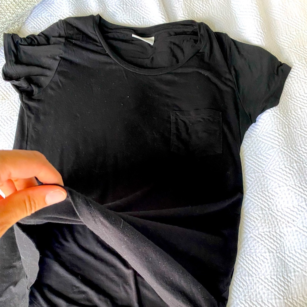 Black nursing shirt